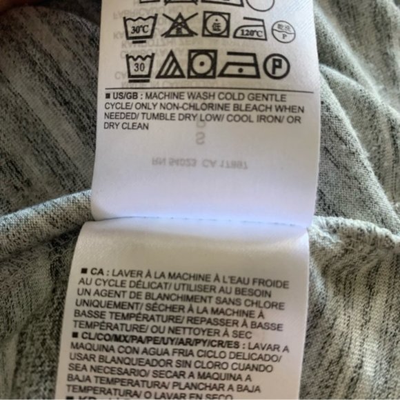 BANANA REPUBLIC SLEEVELESS MAXI DRESS IN HEATHER GRAY AND BLACK SIZE SMALL - Picture 13 of 13